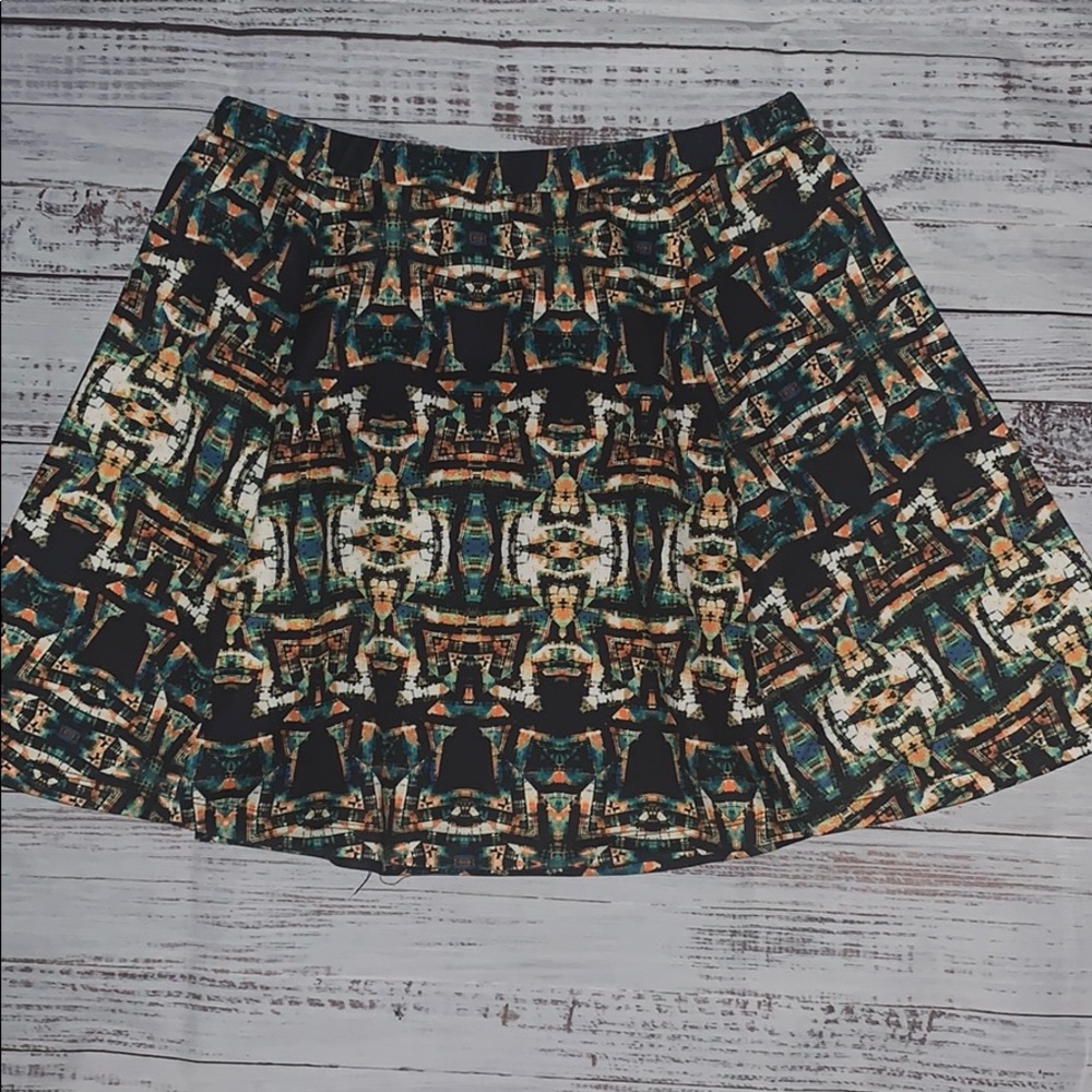 Patterned Circle Skirt